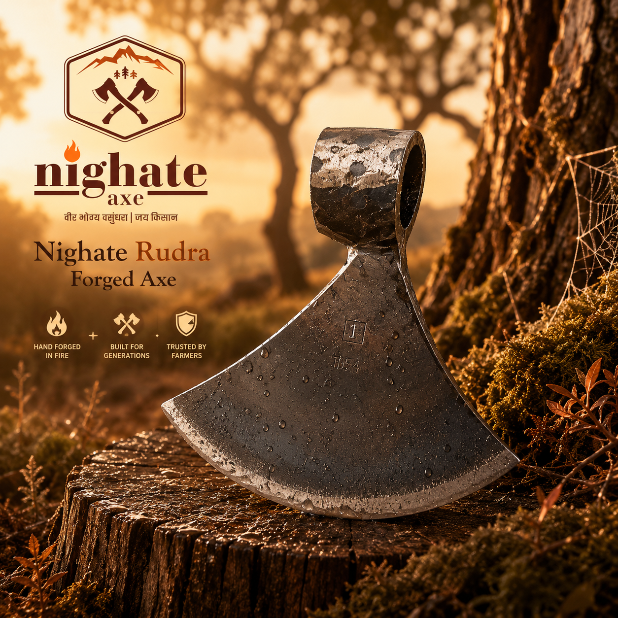 Nighate Rudra Forged Axe